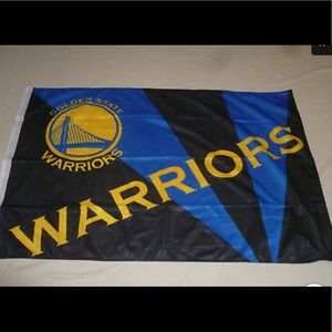 - *FREE! with $9 purchase” NBA Warriors Banner 3’x5’